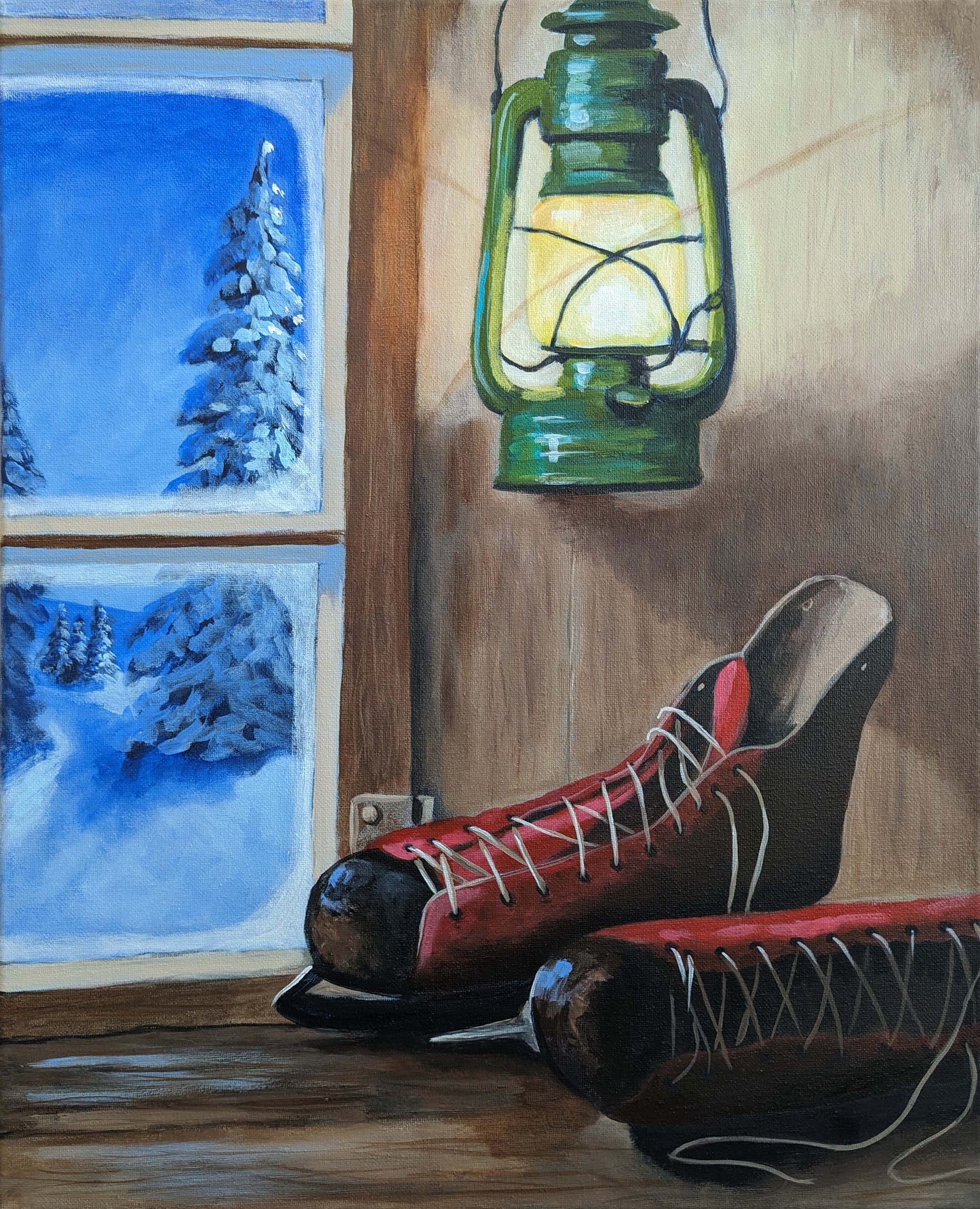 "Cabin Fever" 16" x 20"