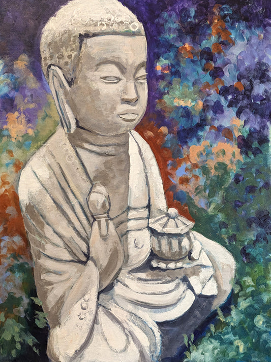 "Backyard Buddha" 18" x 24"