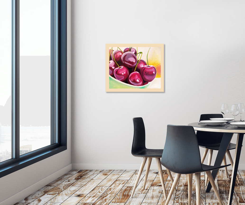 "Cherries" 20" x 16"