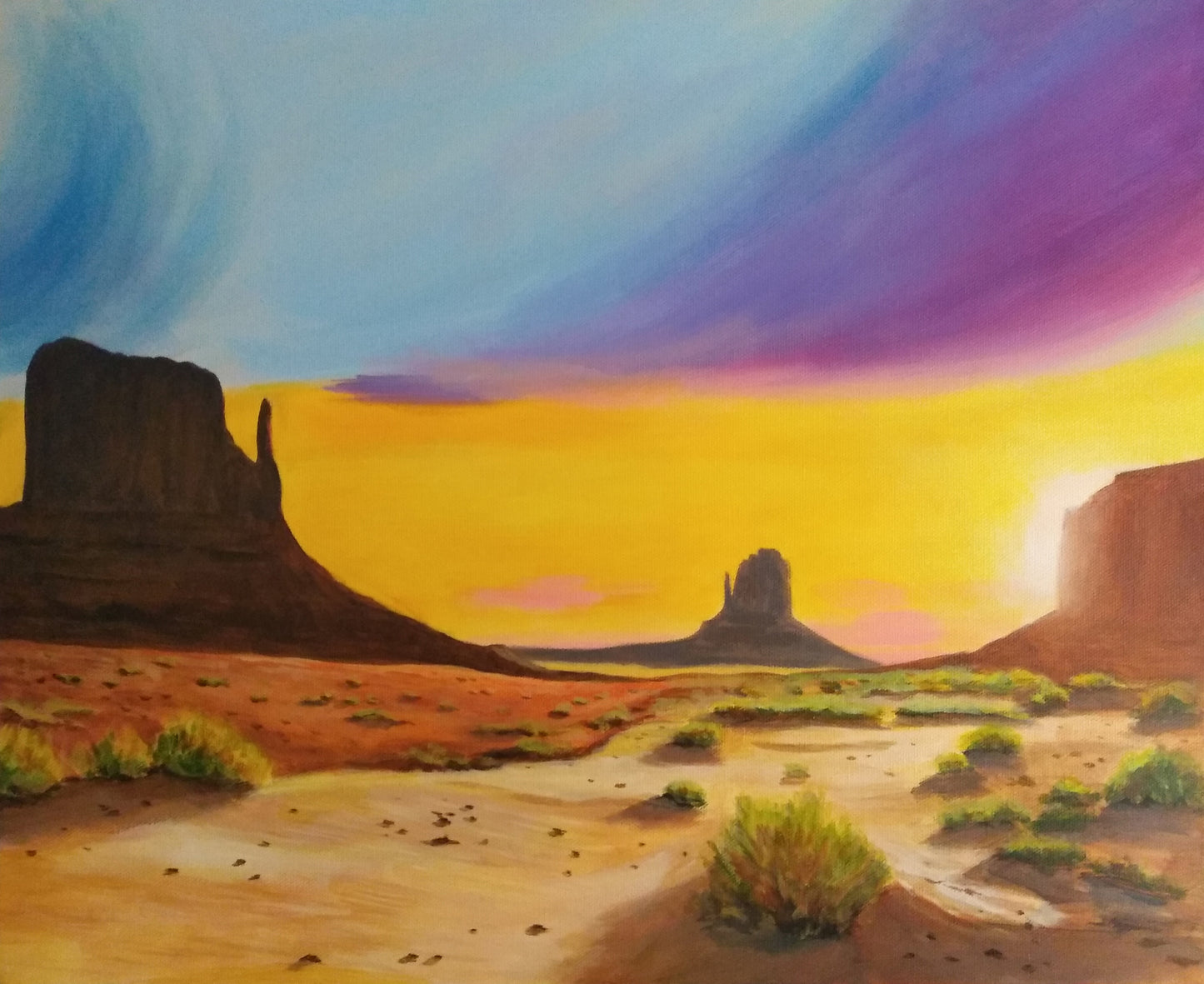 "Nature's Monuments" 20" x 16"
