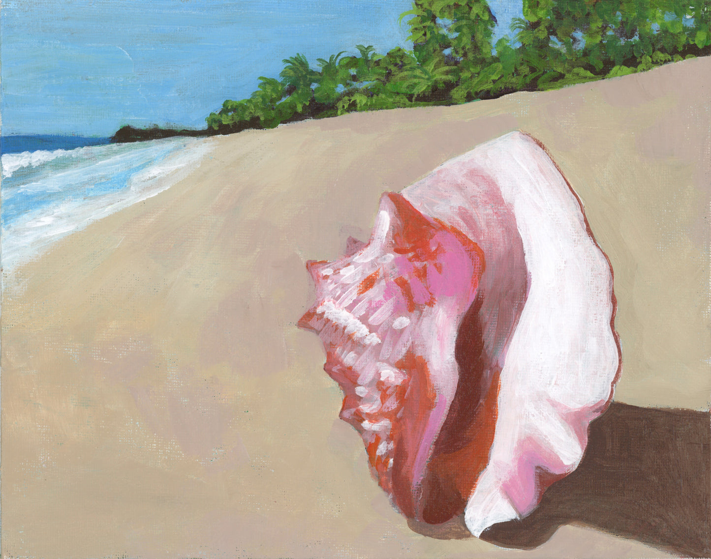 "Shell Beach" 10" x 8"