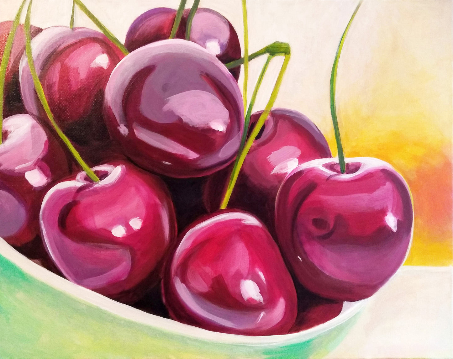 "Cherries" 20" x 16"