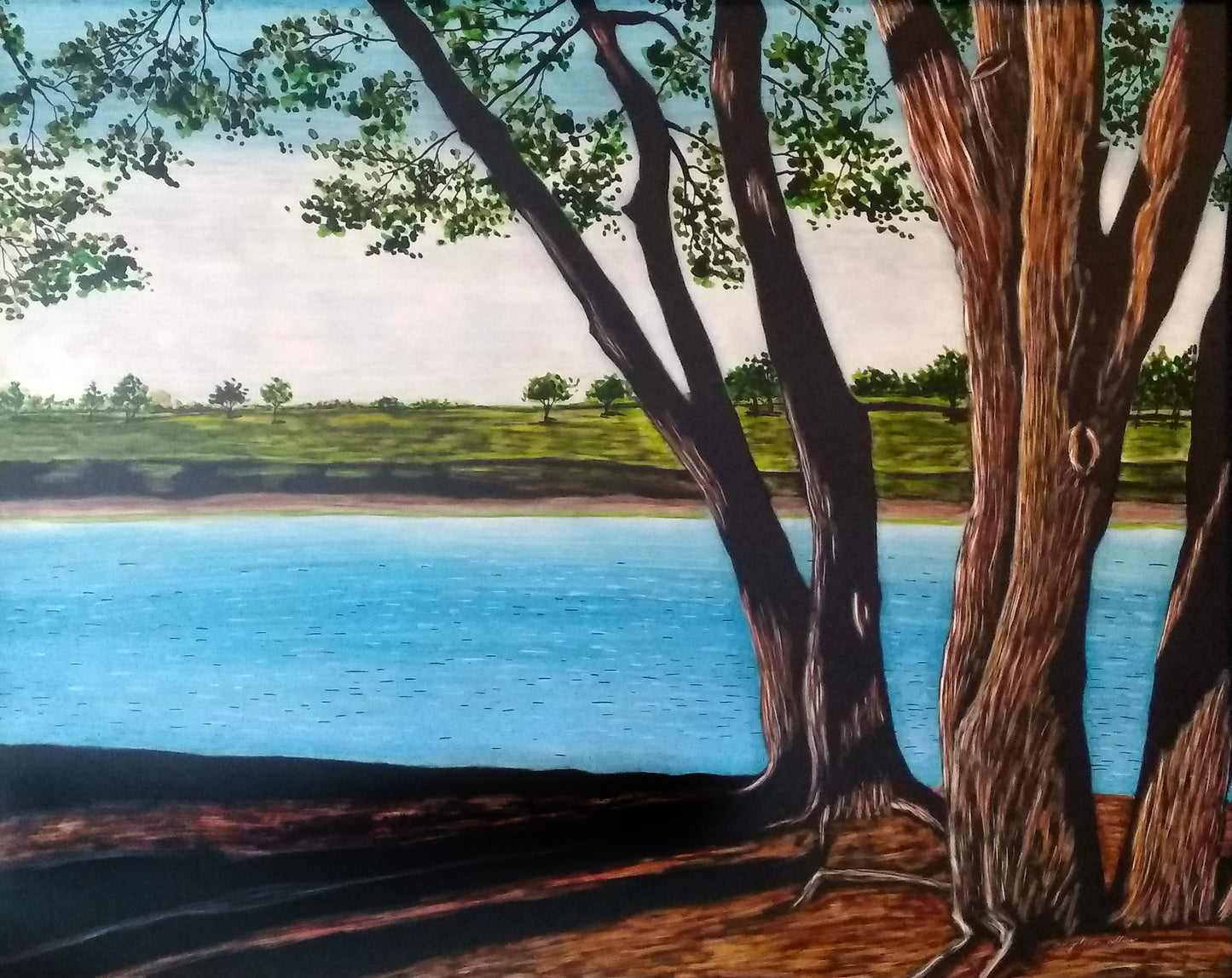 "Brownfield" 20" x 16"