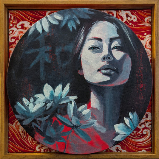 "Round Study I" 12" x 12"