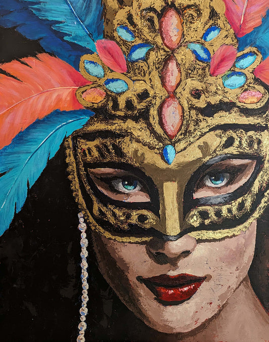 Masquerade Framed Print