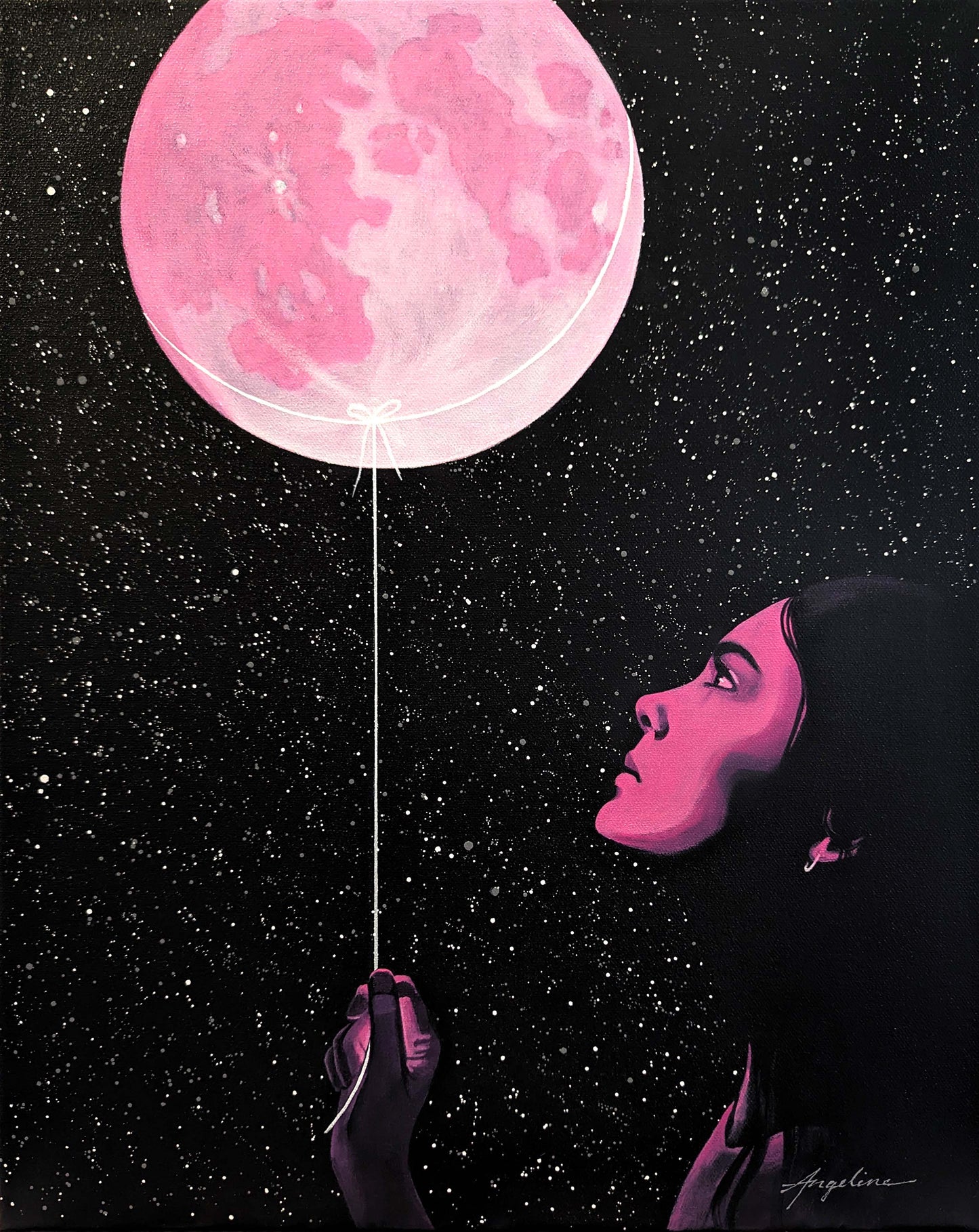 Pink Moon - Small Edition - 20" x 16"